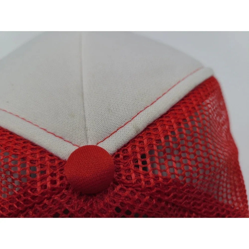 JP Wisers‎ Washington Apple Canadian Whiskey Mesh Trucker Snapback Hat Cap Red